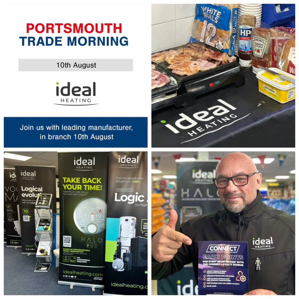 Busy morning with team Williams Trade Supplies Ltd Portsmouth ❤️👍✅
#TalkingProduct 
#supportinglocalbusiness 
@idealheating @Williams_Co