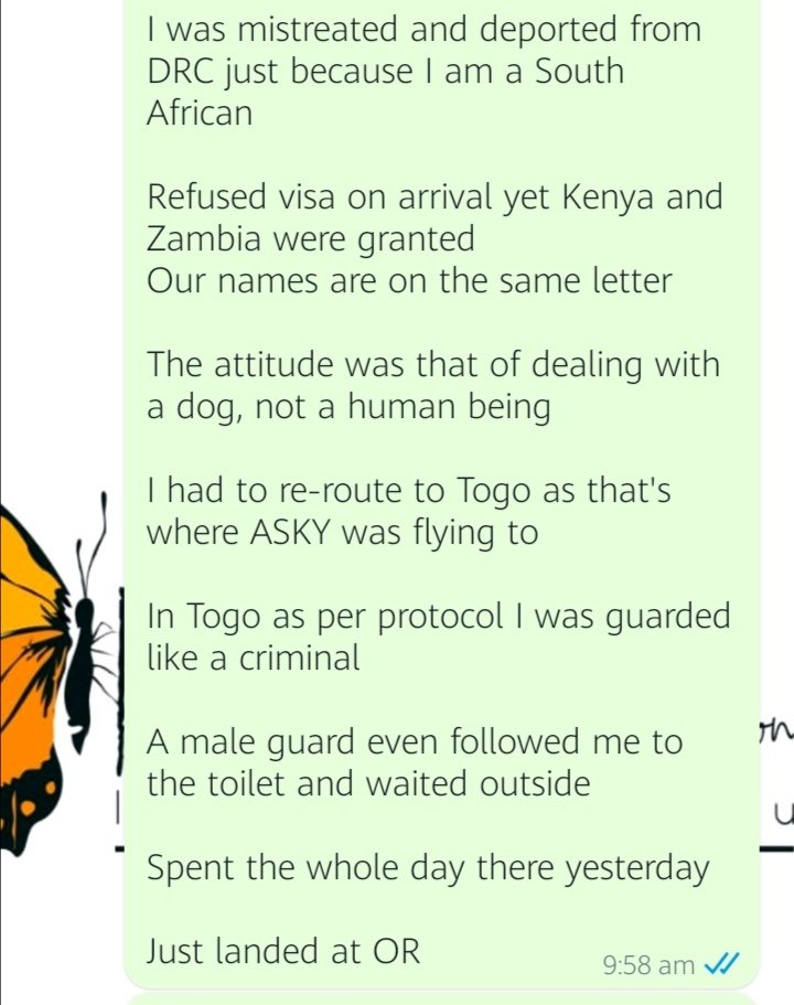 ntsikimazwai's tweet photo. This is what happened to our Dr Khanyisile Litchfield Tshabalala in DRC.... 💔💔💔💔💔😔😔 https://t.co/xxlBUCy3NZ