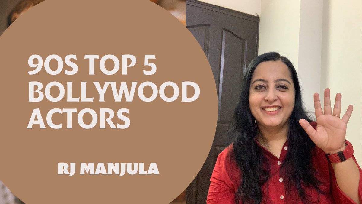 #90stop5bollywoodactors on my YouTube channel #rjmanjula on youtu.be/KFVV07GEFMc

#90sbollywoodactors #90sbollywoodactor #govinda #anilkapoor #salmankhan #aamirkhan #shahrukhkhan #ajaydevgan #akshaykumar #90sactors #90sbollywood #90skicassettewithmanjula #gaana #gaanapodcast