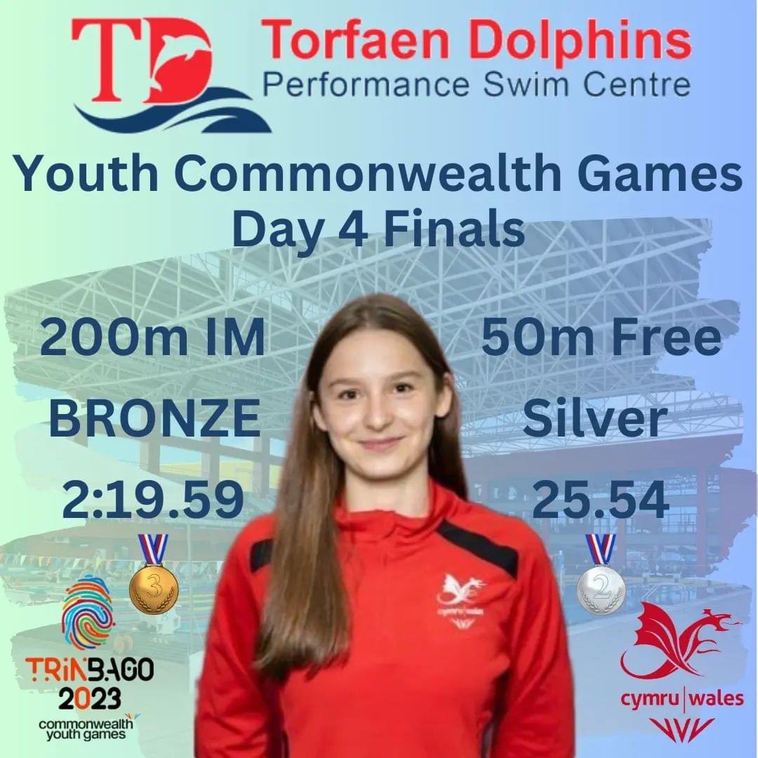 RougemontSport's tweet image. Theodora had more success in the Youth Commonwealth Games.

🥉in the 200m Individual Medley in a PB Time of 2:19.59.

🥈 in the 50m Freestyle in a time of 25.54 equalling her own Welsh Junior Record.

Incredible swimming Theodora. ❤️🖤

#Rougemontready #aschoolforlife
