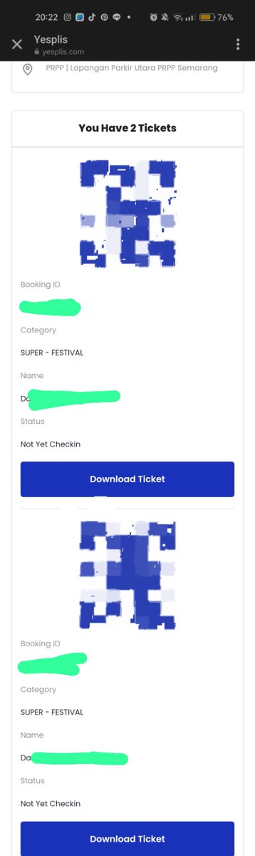 hyunchuni's tweet photo. WTS // ekspectanica 'healing de java' Semarang 

ada 2 tix
💸 100k / tix
trustedd
di jual karena masih ada masa orientasi di kampus🥺🥺 
|| kalo mau tanya" dulu bisa DM aja gapapa || https://t.co/N5yHNN4cOq