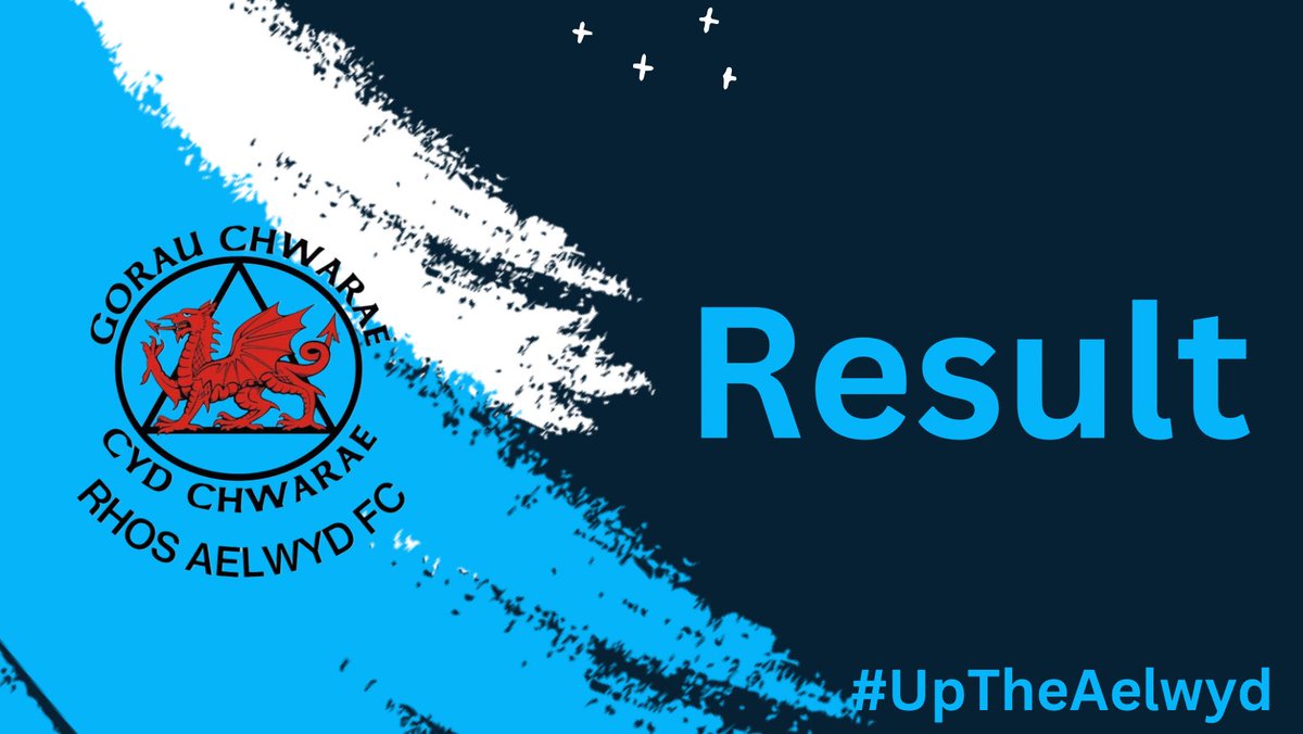 Cefn Albion 1 - 2 Rhos Aelwyd FC

⚽️Dyfan Thomas (30)
(Sponsored by Kevin&amp;Joanne Thomas
⚽️ Evan Woodall (89) 
(Sponsored by Geoday Electrical Services) 
🤝MoM Tom Smith (sponsored by Upercuts Barbers) 

🔵👏