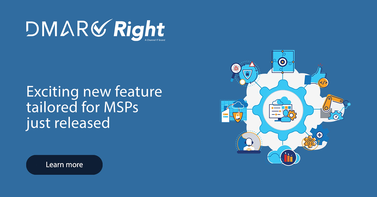 We are thrilled to announce that we have just launched a new feature within our <a href="/dmarcright/">DMARC Right - A Channel IT brand</a> console, designed specifically with Managed Service Providers (MSPs) in mind. Learn more: lnkd.in/d7xV89Pd
#DMARC #Email #Security #NewFeatures #MSP