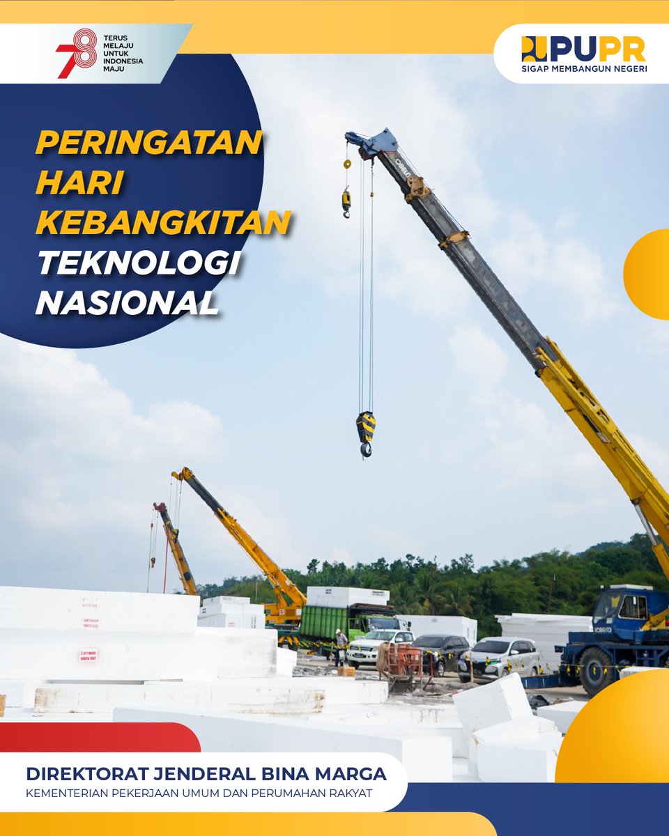 pu_binamarga's tweet photo. Halo Sobat Bina Marga! Di Hari Kebangkitan Teknologi Nasional ini, kita membahas salah satu terobosan teknologi pembangunan yaitu Geofoam.

Apa sih geofoam? Digunakan untuk apa? Yuk cari tahu, jangan lupa geser sampai slide terakhir! https://t.co/9jWEppNYQv