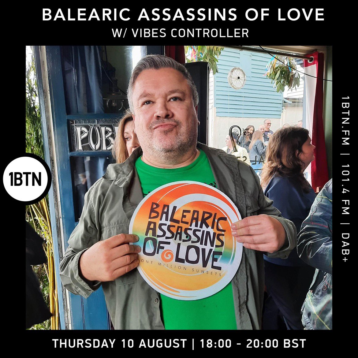 Balearic Assassins Of Love (@b_a_o_l) on Twitter photo The Dusty Walk founder and BAOL Vibes Controller taking the reins for the radio tonight. Mark Day playing from 6-8pm on <a href="/1BTNradio/">1BTN</a> 
1btn.fm The Dusty Walk founder and BAOL Vibes Controller taking the reins for the radio tonight. Mark Day playing from 6-8pm on <a href="/1BTNradio/">1BTN</a> 
1btn.fm