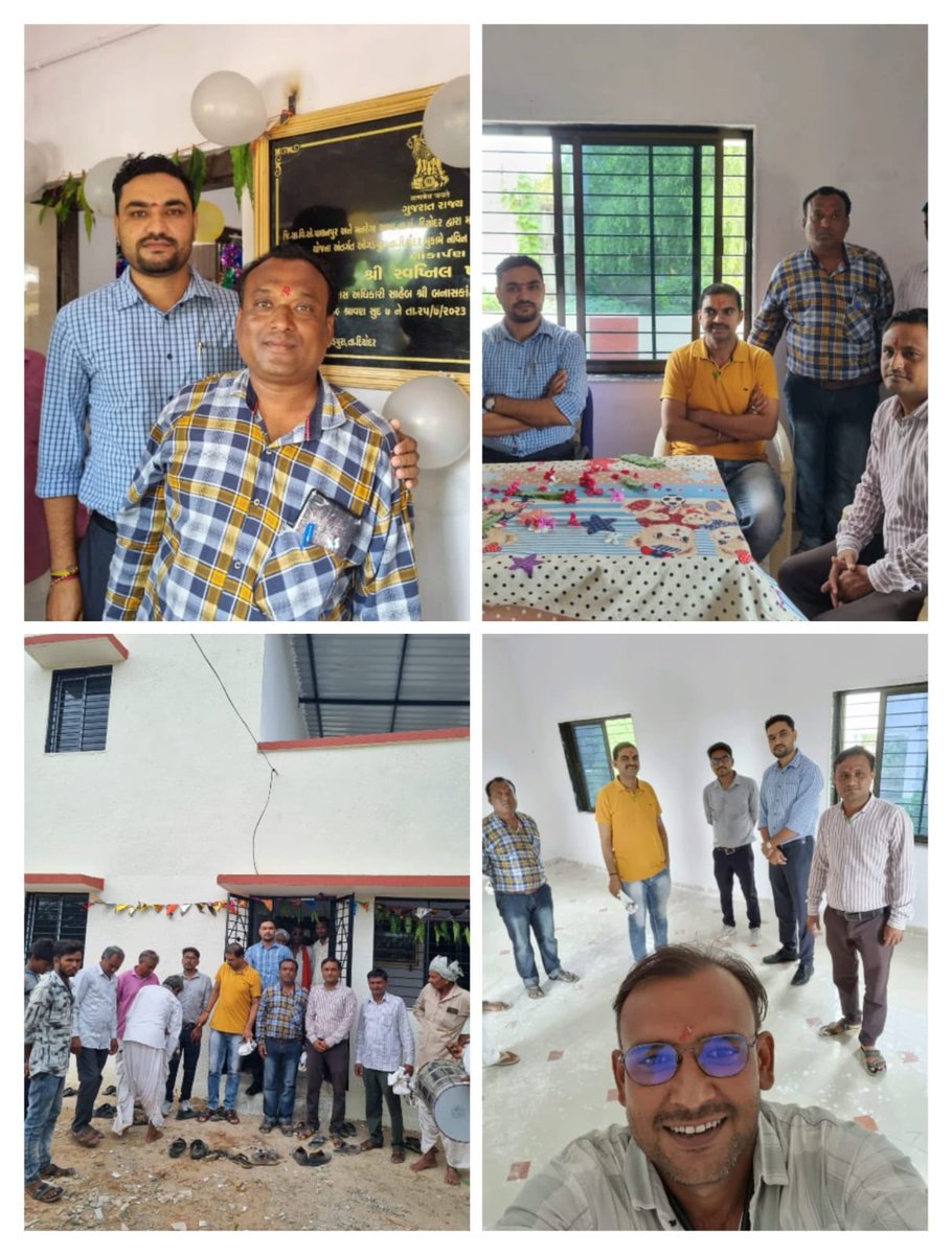 દિયોદરના ઓગડપુરા ગામે મનરેગાથી નિર્મિત ગ્રા.પં.ઘરનું લોકાર્પણ થયુ.હવેથી ગામના લોકોને ગામમાં જ ડિજિટલ સુવિધાઓ અને સરકારશ્રીની યોજનાકીય સુવિધાઓ મળી રહેશે.મનરેગાના કર્મચારી મિત્રો,ત.ક.મંત્રીશ્રીની કામગીરીને અભિનંદન. ⁦<a href="/CMOGuj/">CMO Gujarat</a>⁩ ⁦<a href="/GujPRHDept/">Panchayat, Rural Housing & Rural Dev. Department</a>⁩ ⁦⁦<a href="/DdoBanaskantha/">DDO Banaskantha</a>⁩