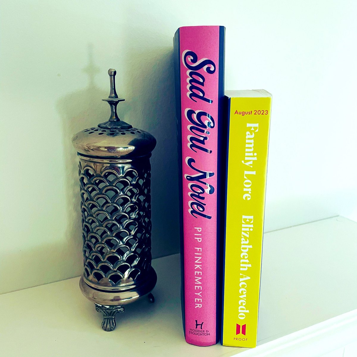 Happy Thursday and happy publication day to these two crackers - #SadGirlNovel by Pip Finkemeyer and #FamilyLore by @acevedowrites