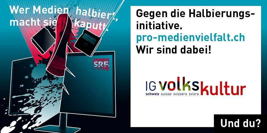 Die Allianz #ProMedienvielfalt besteht zurzeit aus 1500 Einzelmitgliedern und 10 Verbänden. Mit an Bord ist die IG Volkskultur. Sie vertritt 400'000 Aktive – vom Schwinger bis zur Jodlerin. Mitmachen! pro-medienvielfalt.ch #Halbierungsinitiative #SRG #StärkenSTATTschwächen