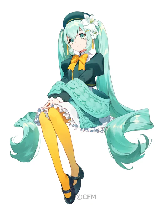 初音ミクの『ぬーどるストッパーフィギュア Flower Fairyーリリーー』のイラスト、デザインを担当させていただきました。 12月ごろ登場予定だそうです。よろしくお願いいたします!