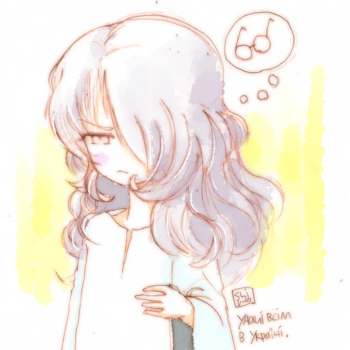 すしな子がめがねを忘れた(・×・) #LWA_jp #Ukraine