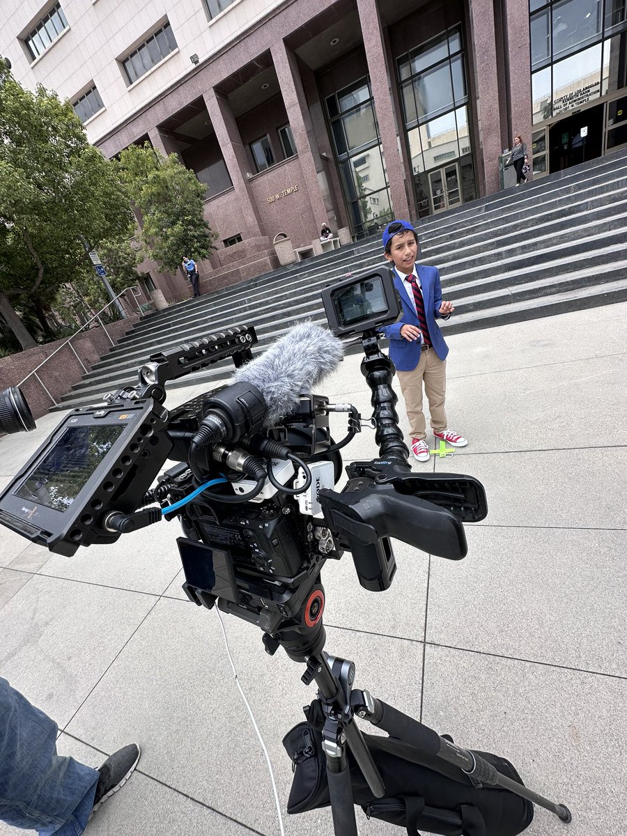 LA36TV's tweet photo. Behind the Scenes with LA36!
•
It’s not everyday you get a piece of legislation passed with your name. 11 year old Zacky Munoz did, and we can’t wait to tell you all about it! Stay Tuned🎥
•
•
#la36 #countyofla #lacounty #zackybill #wherearewenow #myofficefortheday #onthemove https://t.co/zo874th2FX
