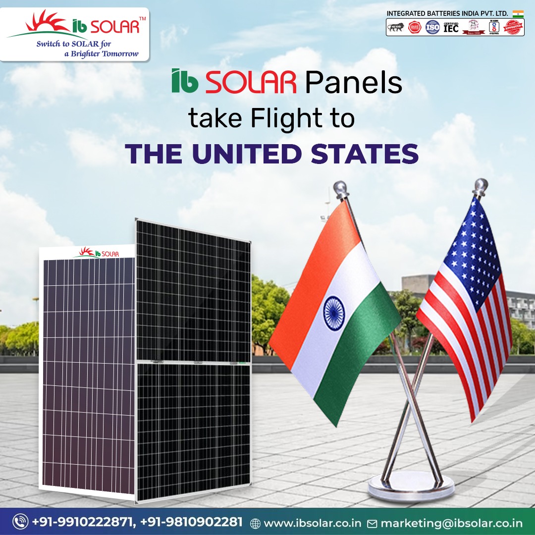 ib_solar's tweet image. We are thrilled to announce that IB Solar Panels are now exported to the United States.
Truly a milestone achieved.
  
Visit: ibsolar.co.in
Or call us at +919910222871, 9810902281 

#solarexport #solarindia #ibsolar #monoperc #export #madeinindia #solarpanel