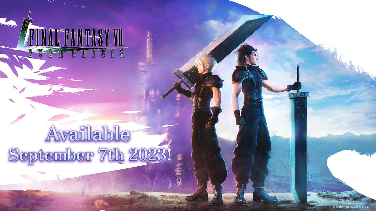 FFVII_EC_EN's tweet image. Release Date Announcement! 

FINAL FANTASY VII EVER CRISIS will be officially released on iOS and Android on September 7 2023!  Don't forget to pre-register now! 

Pre-registration: 
en.ffviiec.com/pre-registrati… 

#FF7EC #FF7EverCrisis #FF7