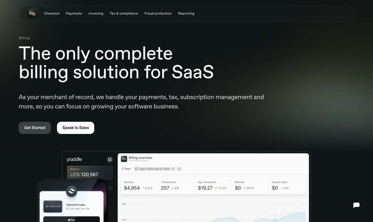 Paddle just got *really* good

— SaaS pricing that just works. No more separate plans for each tier
— Create addons easily (finally!!)
— Flexible coupon structures
— Invoices as a payment option for subscriptions

My wishlist for the last year delivered in one fell swoop.
