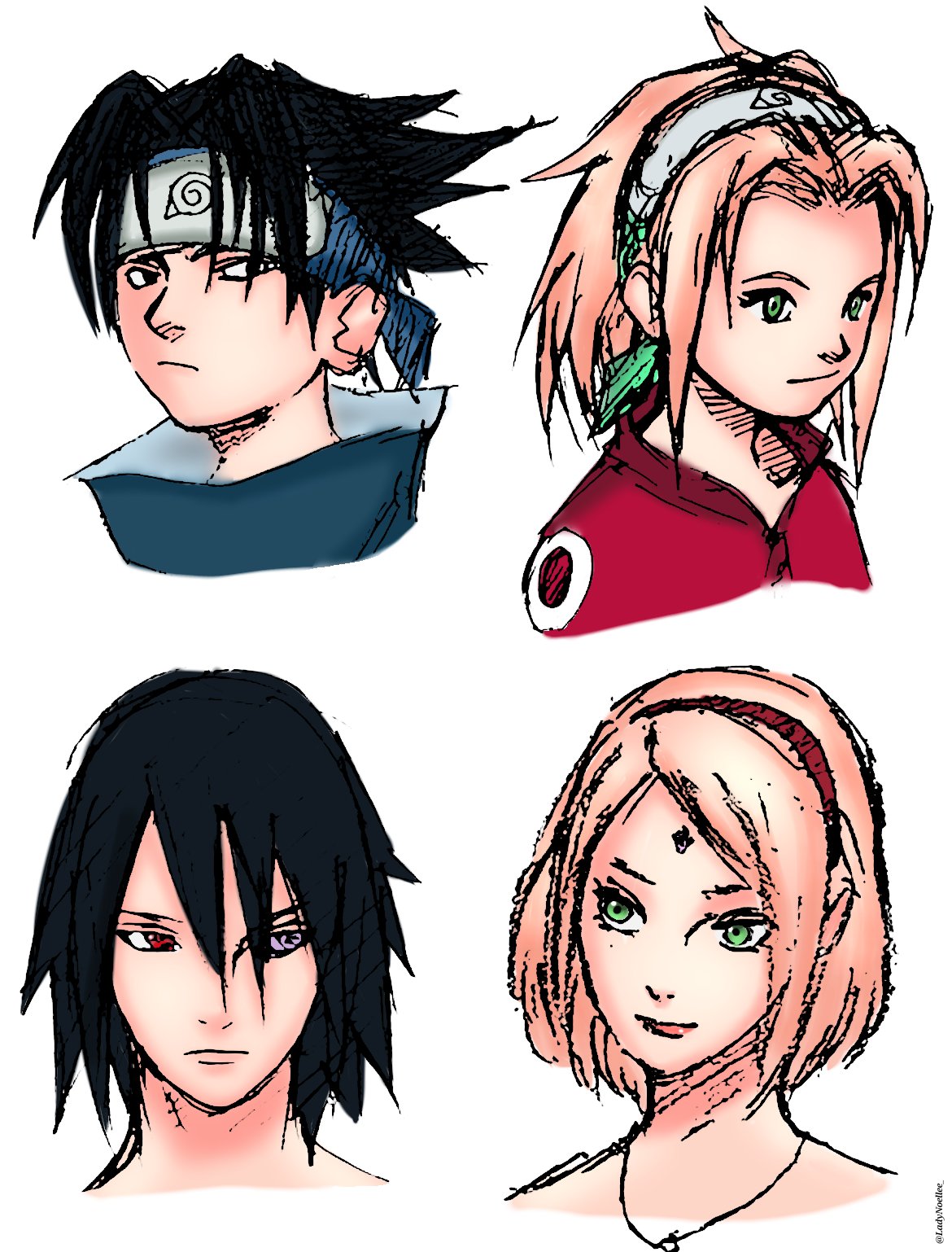 Quick SasuSaku Coloring: ahnehyeah — LiveJournal