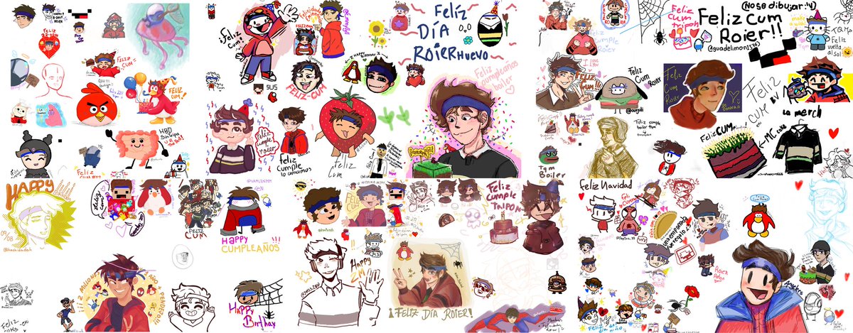 🎉 | MURAL DE DIBUJOS

Por último así fue como quedó el mural muchas gracias a todos lo que tomaron el tiempo de dibujar algo!

#HappyRoierDay #Cumpleañoier