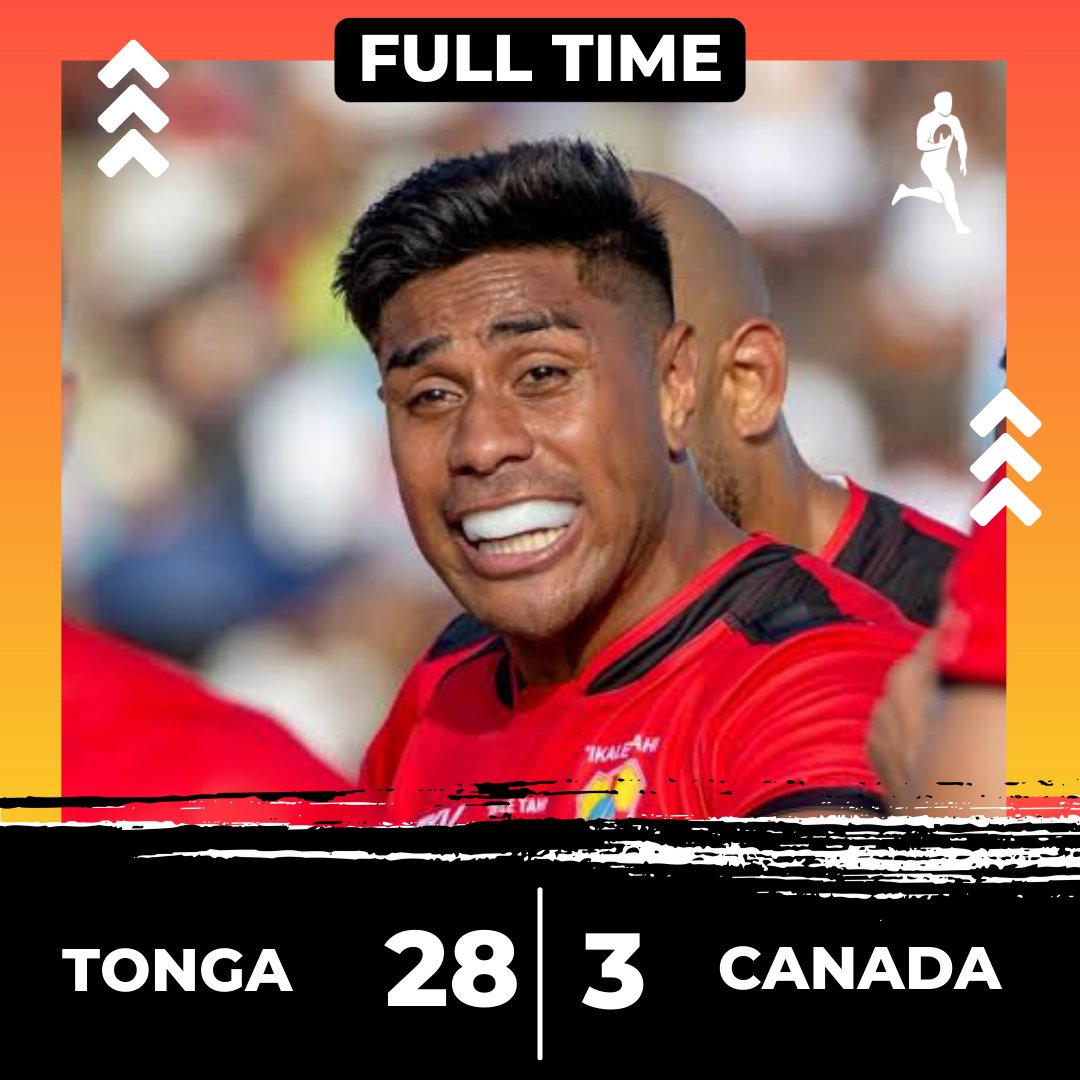 ultimaterugby's tweet photo. Canada suffer a defeat to a 14-man Tonga side after George Moala was red carded in the 45th minute 

#TONvCAN https://t.co/c6lrm571bx
