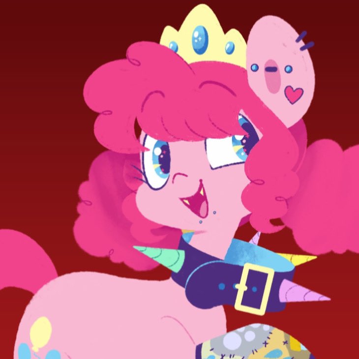 PHATTESTPONUT's tweet photo. 𝘰𝘰𝘤.  sneak peak of a Pinkie Pie revamp / overhaul that's 
       soon to come !

              IYKYK . ♡ https://t.co/EOotzgWD6G