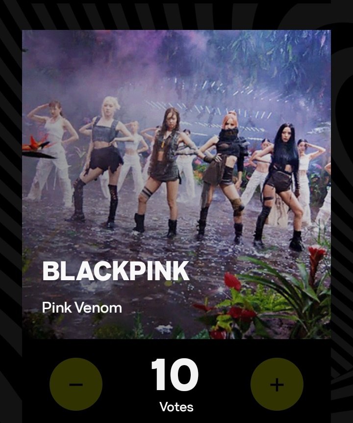 ⏰ [ MTV VMA'S 2023] BLINKS double day is over, you can now cast 10 votes per account per day. Maximize all your accounts now! Vote here: mtv.com/vma/vote/best-… #BLACKPINK @BLACKPINK