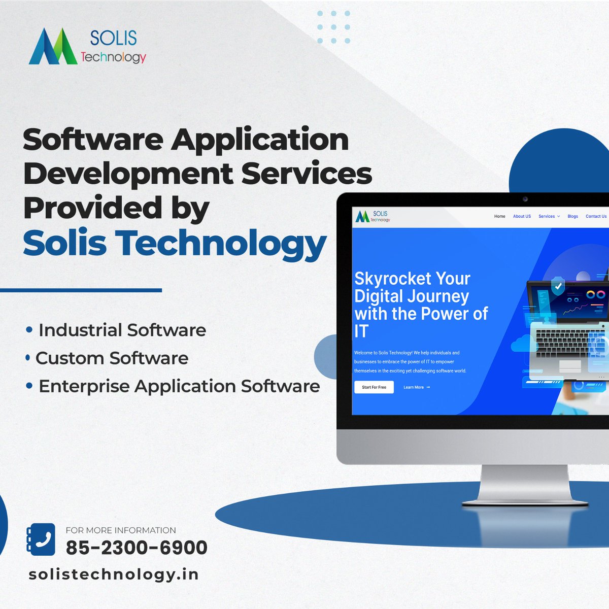 solistechnology's tweet image. #SoftwareApplicationDevelopment Services Provided by #SolisTechnology
#Solis #Technology will provide you with #usercentric #software #development #services.
#Follow us to know more about our services.
#apps #app #appdevelopment #softwaredeveloping #mobileapp #webapp