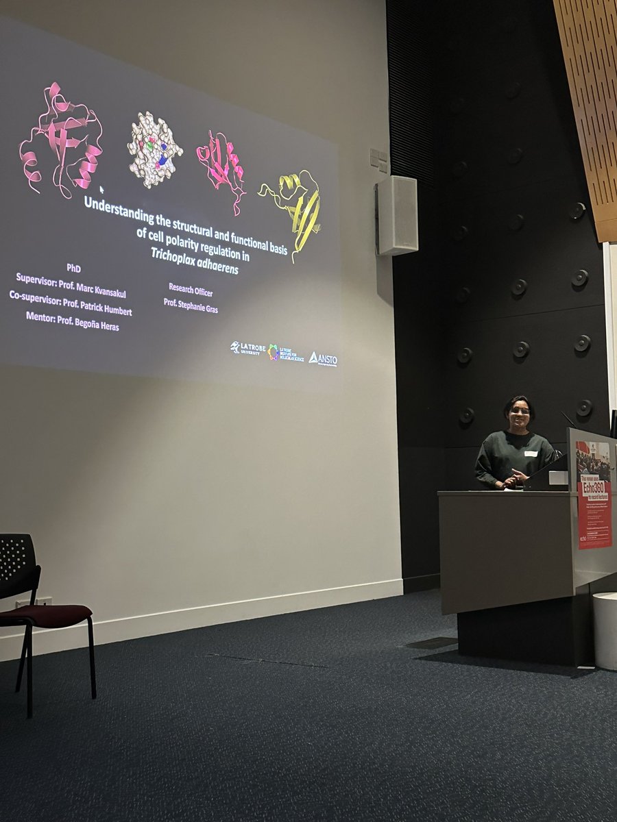 We have next Janesha Maddumage presenting some of her PhD work #LIMSSymp2023 

<a href="/LIMSLTU/">La Trobe Institute for Molecular Science</a> @LIMSFellows