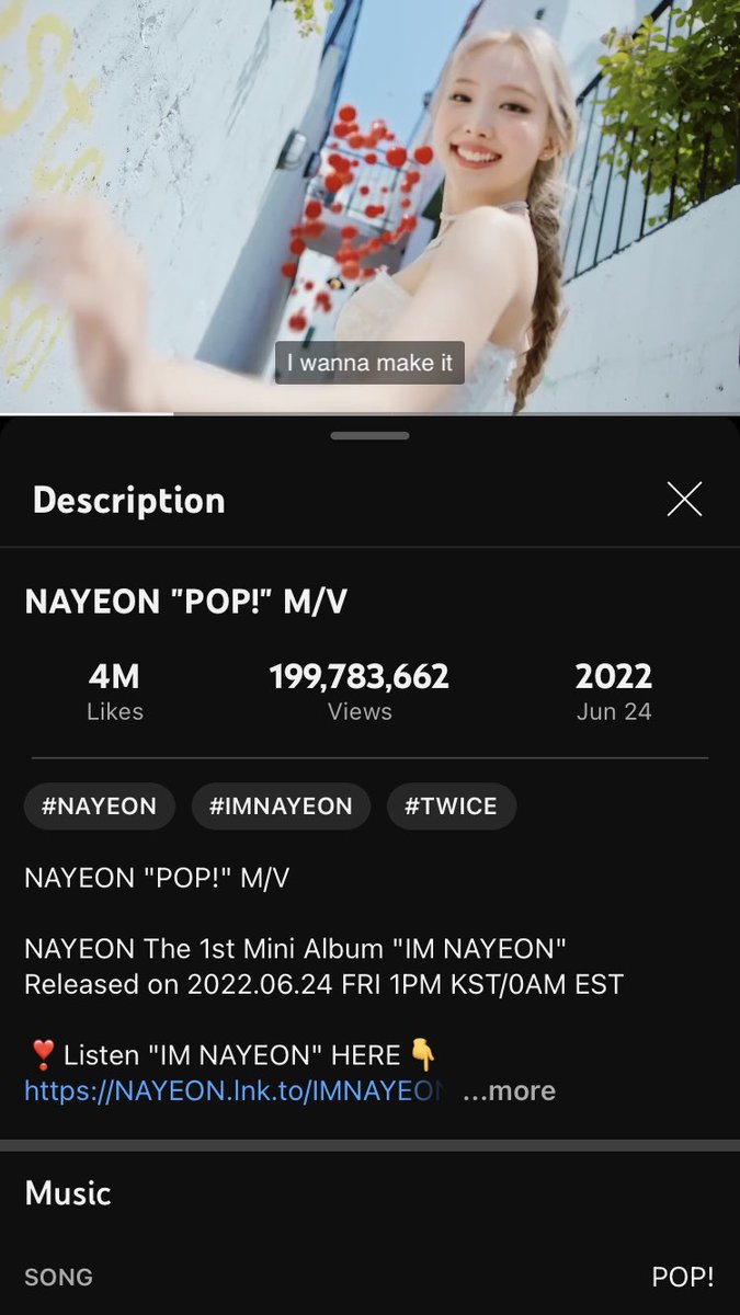nayeonsfile's tweet photo. @imnayeonarchive @nyrated @inystills @inyloop on it rn actually 😼 #POPStreamingParty 
#IM_NAYEON #NAYEON #나연 https://t.co/WqKvw5InNw