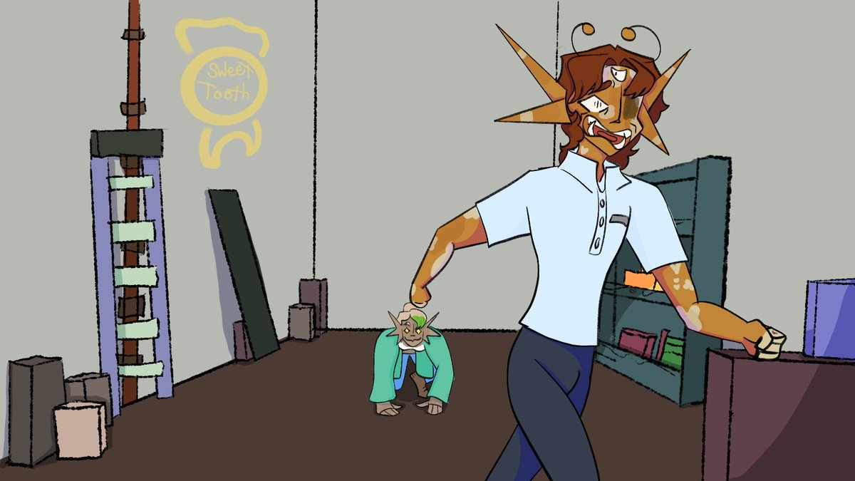 SweetToothGamez's tweet photo. Running from the cooler to the store lobby, all you hear is your labored breathing and your pursuer yelling about “can sacrifices”
#asteroid11 #gamedev #gamedevelopment #indiegame #indiegames #lgbtgame #visualnovel #romancegame #videogames #indiegamedeveloper #gameart https://t.co/KM2NoFJFtj