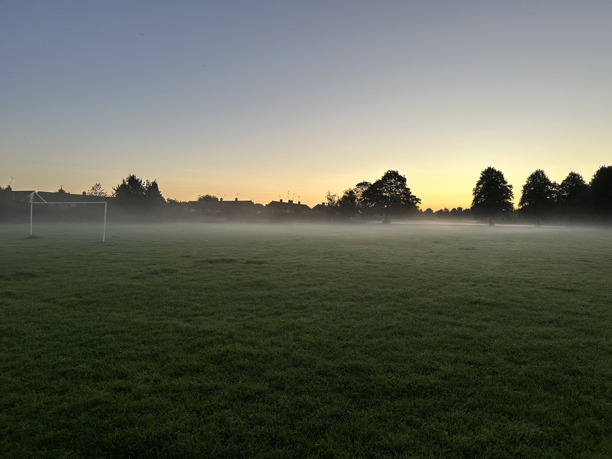 Beautiful early morning ground fog lingering above the playing fields in Kingsway, <a href="/ShitChester/">12 years of Shitchester</a> 

#GroundFog
#GroundMist
#MorningDew
#Mystical
#Hoole
#Kingsway
#Newton
#Chester