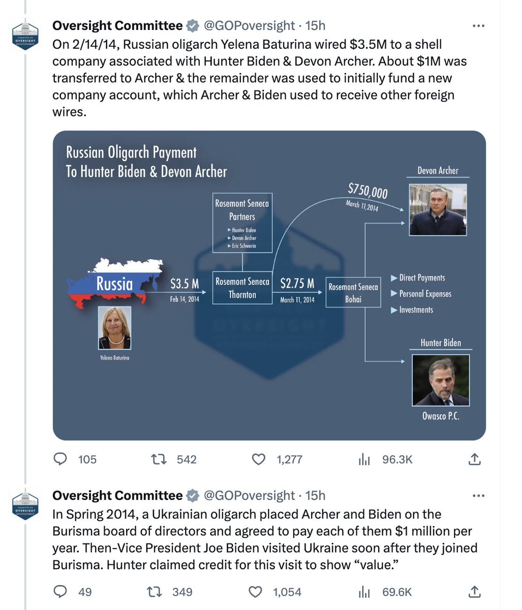 mtracey's tweet photo. Great to see the House GOP hard at work conducting vigorous oversight of the Obama Administration. Say, is there anything going on with Ukraine in 2023 that might warrant some Congressional oversight? https://t.co/YUz3pUv1u8