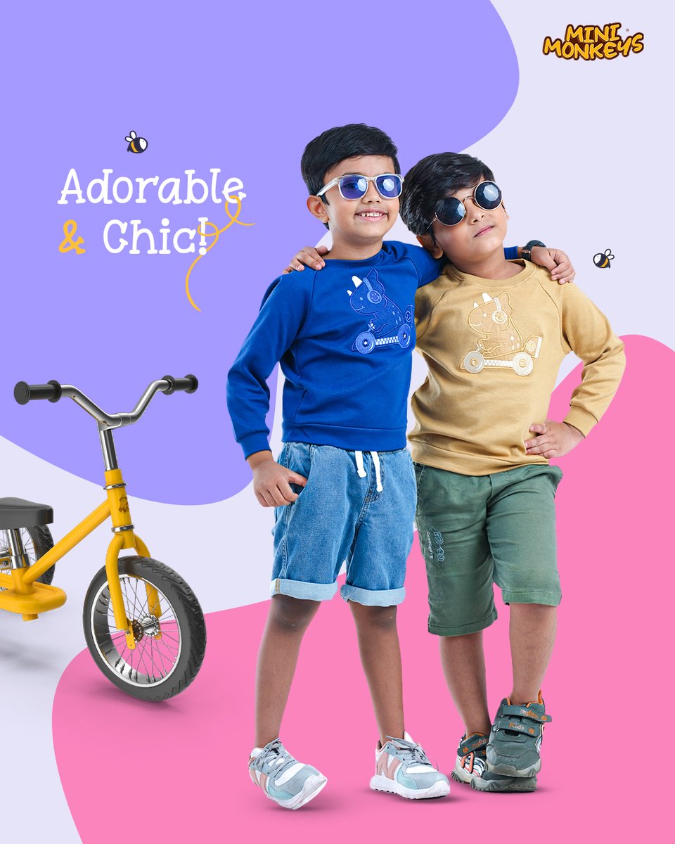 Minimonkeysclub's tweet photo. Fuel Your Kid's Imagination and Keep Them Cozy All Day Long.
Ready, Set, Ride the Trend!
Coming up with the latest trendy designs for kids...stay tuned...
#kidsfashion #kids #kidsofinstagram #fashion #kidswear #kidsmodel #baby #fashionkids #babyfashion #style #minimonkeys https://t.co/74ohgW2RC9