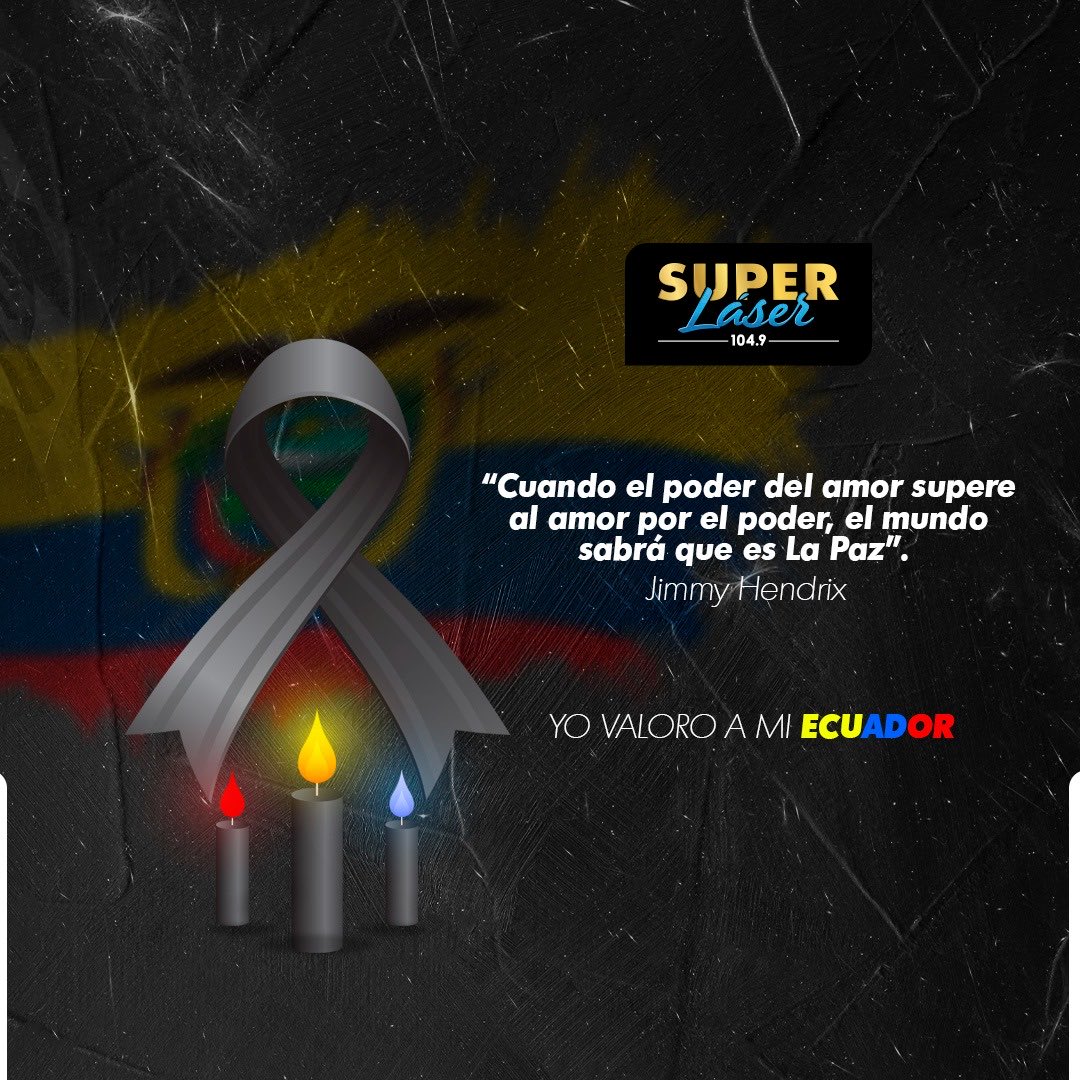 SuperLaserfm's tweet photo. Todos en Ecuador, clamamos por una paz definitiva !!. https://t.co/RGUWDHqwOY