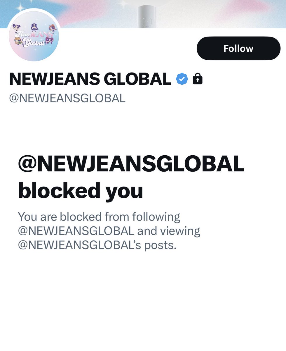 LiliesHome_'s tweet photo. We’re blocked 🤔

APOLOGIZE TO LISA @NEWJEANSGLOBAL https://t.co/NrXbRM4DwA