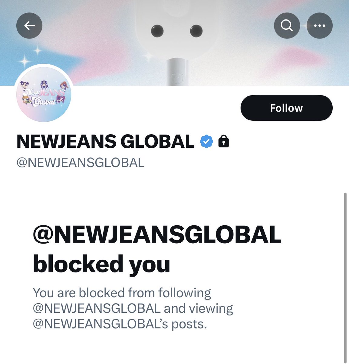 TeamLisaPH's tweet photo. They are doing mass blocking now instead of professionally addressing the mess they created. Is this how a global fanbase should act?

APOLOGIZE TO LISA @NEWJEANSGLOBAL https://t.co/tBLk8ze4hA