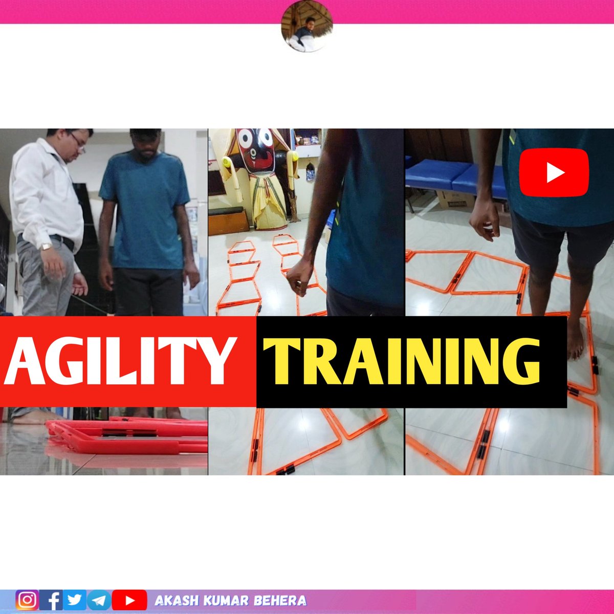 youtu.be/poT51h-RZNs
⬆️watch video ⬆️
#physiotherapy #agilitytraining #coordinationtraining #speedtraining #quickness #tpro #agiliitytrainerpro #trapezoidagility #trapezoid #gaittraining #endurancetraining #akashkumarbehera #physiotherapytreatment #physiotherapyequipment