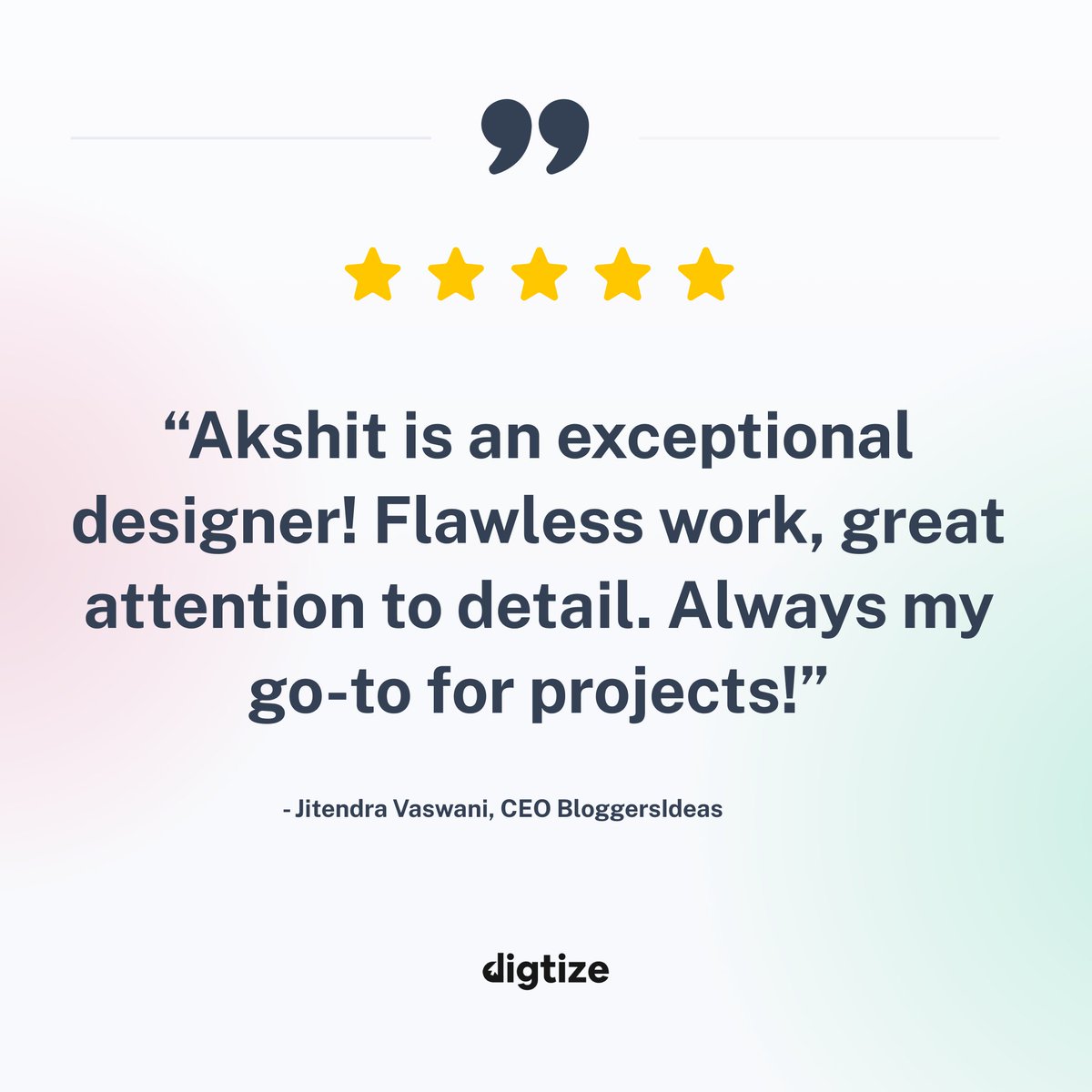 Digtizeofficial's tweet photo. 🌟Fueling success, one client at a time!

#ClientLove #ClientSuccess #TrustedPartnership #DigtizeDelivers #DigitalWins #BusinessGrowth #SuccessStories #CustomerAppreciation #ClientTestimonial #DigitalMagic #SatisfiedClients #ResultsDriven #ClientWins #BusinessPartnership https://t.co/OGZF6fqp6G