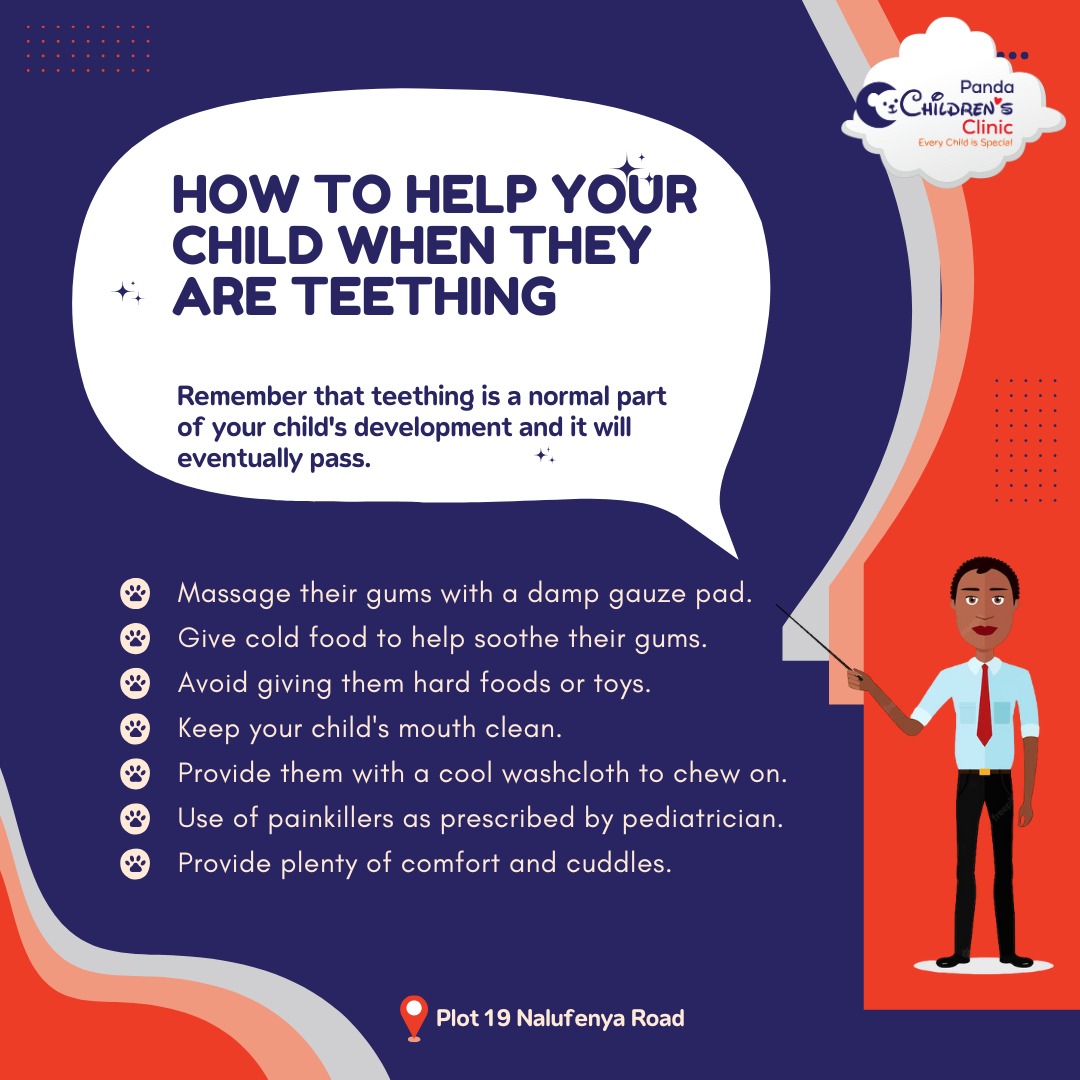 PandaHospitalug's tweet image. Teething in children can be a difficult time for both parents and kids. It's important to offer soothing remedies, stay attentive to development milestones, and establish good oral hygiene habits early.  #TeethingTips #PandaClinic #PediatricDentistry