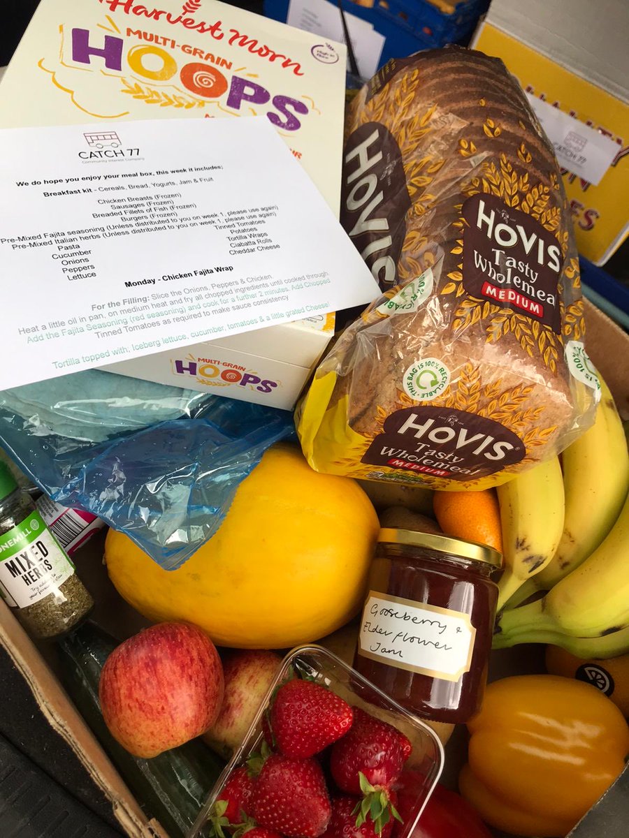 Throwback Thursday. It’s with heavy hearts we’ve had to stop our recipe box deliveries when so many families still need support. Boxes like these were a joy to put together and really welcomed by those we were able to help. Lack of cash, surplus food &amp; volunteers 😢