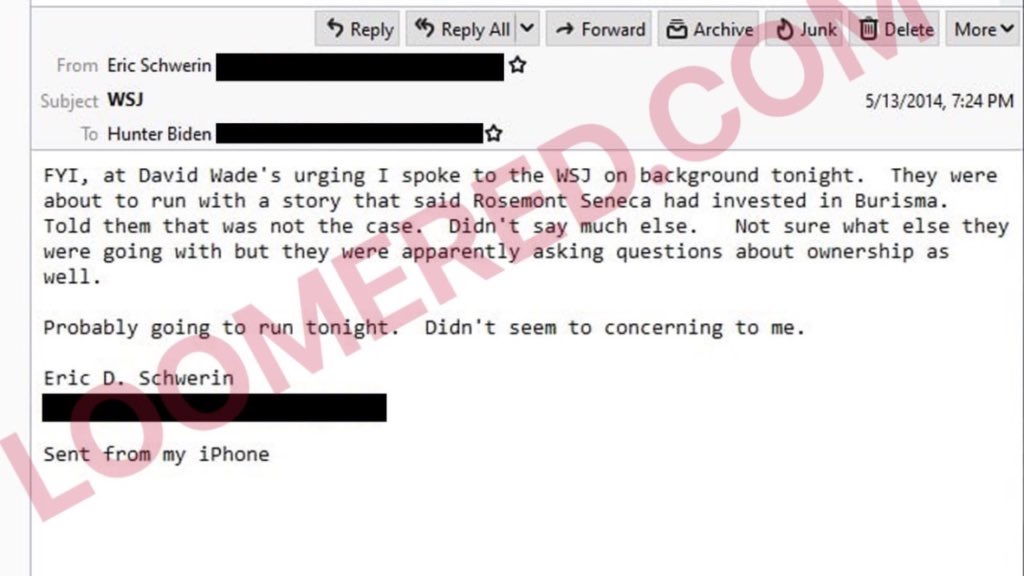antikommunistic's tweet photo. Actually that is a complete lie.  There are MOUNTAINS of evidence. And since you insisted…

Here are a few screenshots of just a snippet (out of hundreds of emails) of the actual email paper trail evidence (including the smoking gun WhatsApp message), from Hunters laptop detailing the shady business deals, money laundering and shakedowns. These are on top of the corroborating bank transfer records and the 26 shell companies that the Bidens have laundered money through. 

The whole dump of Hunters emails can be found here: https://t.co/EdFUZcHQGu

Oh and let’s not forget about the incriminating recorded phone calls with the head of Burisma, and the recorded phone call audio of The Big Guy discussing the quid pro quo with the then Ukrainian president, AND video of him admitting in front in front of an audience committing the quid pro quo and laughing about it, which can be found here:

Phone call: https://t.co/IeM7QQ6HtM

Him admitting it: https://t.co/lB3ZqI7NRe

And here is the incriminating FD 1023 FBI document that was just made public last week: https://t.co/OzTFYWjo0F

Here is a report tying all of the current publicly viewable evidence together that shows who benefited from the money laundering and influence peddling: https://t.co/ONzKnprDTC

And here are the newly released bank records corroborating everything: https://t.co/CVyIxqPK5c

And this all on top of the IRS, DOJ and Hunter Biden business associate testimony. These are just the tip of the iceberg detailing high crimes and corruption. 🤷‍♂️
