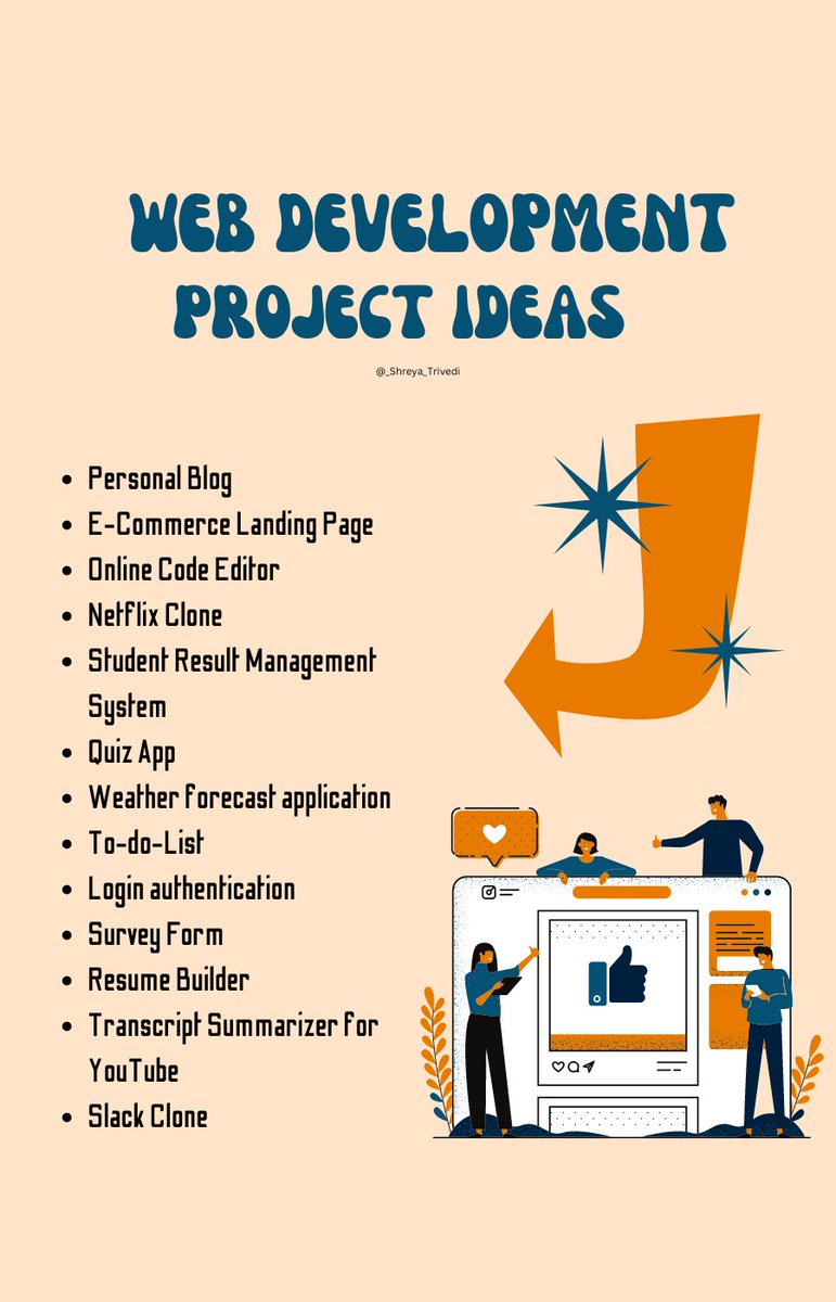 Web development project ideas 👇🚀