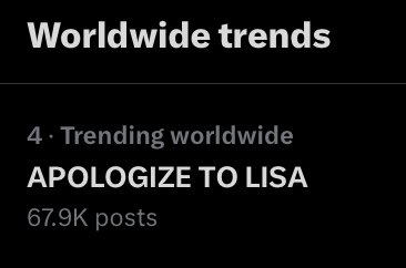 LISANATIONS_'s tweet photo. APOLOGIZE TO LISA @NEWJEANSGLOBAL https://t.co/Gd7uAmKnVA