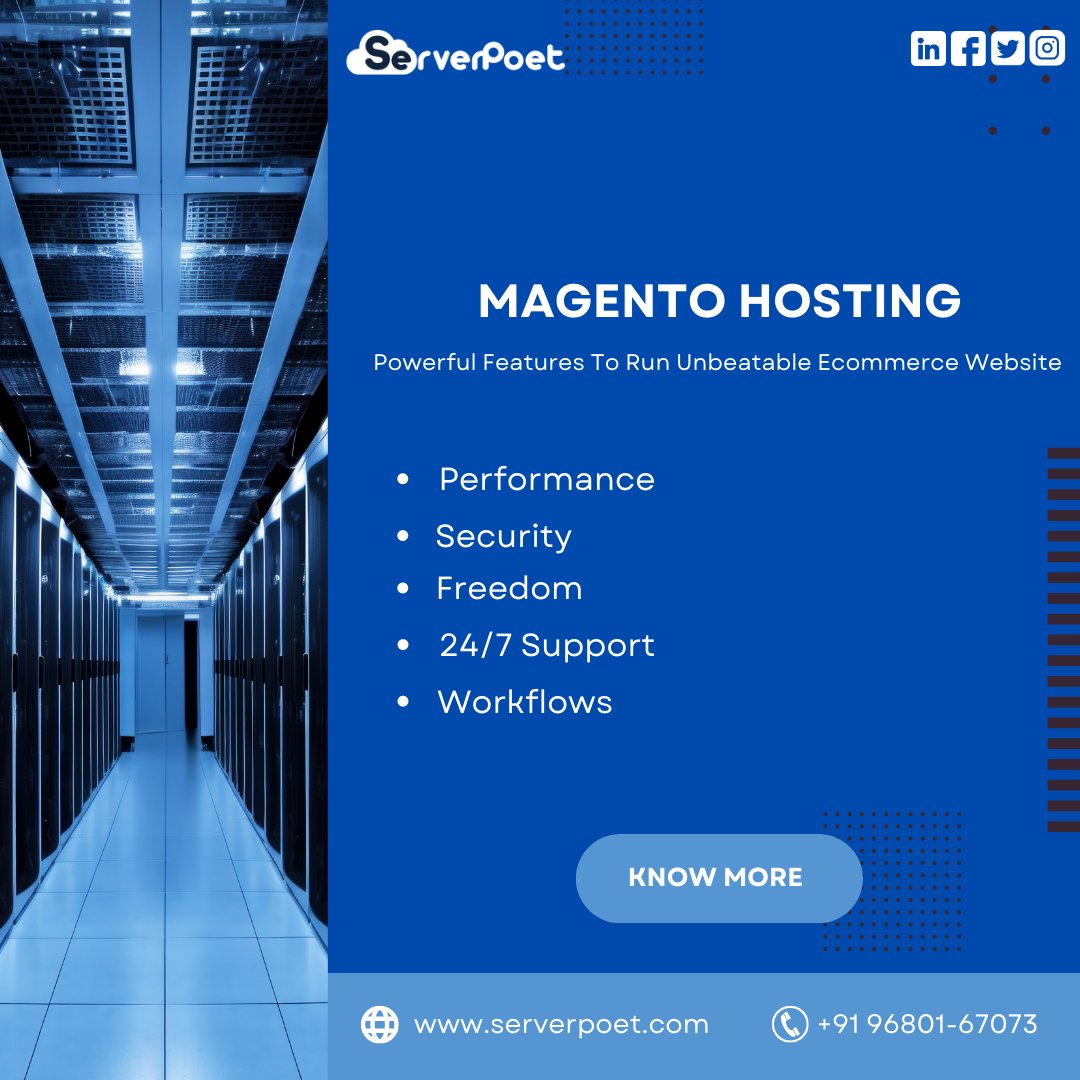 ServerPoet's tweet image. 🔍 Discover the Power of Analysis with ServerPoet&apos;s Magento Hosting! Advanced analytics tools to understand customer behavior and optimize your store.

#DataAnalysis #ECommerceInsights #ServerPoetHosting #serverpoet #webhostingservices #pratapnagar #jaipur