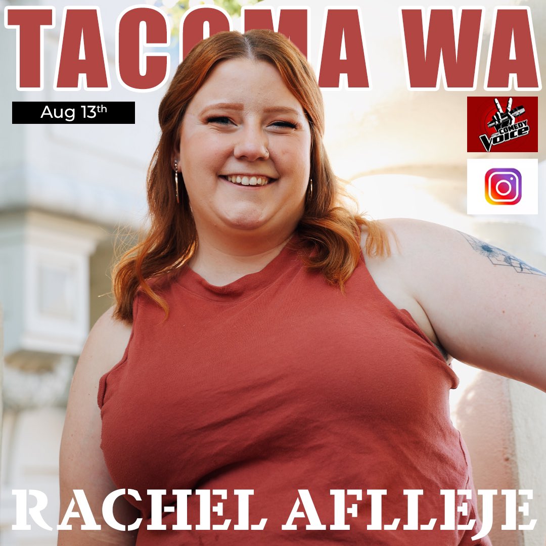 Stop what you’re doing and book tickets to see Rachel Affleje! You are in for a full night of comedy when she takes the stage. Join us!