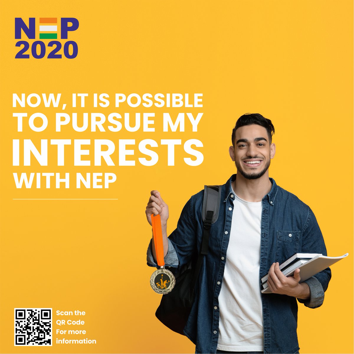 Higher &Technical Education Department maharashtra (@htedmaharashtra) on Twitter photo Now, It is Possible to Cultivate INTEREST With Education.
Scan the QR Code for more information about NEP 2020
#NEP #NEP2020 #Education #Students
<a href="/ChDadaPatil/">Chandrakant Patil</a> Now, It is Possible to Cultivate INTEREST With Education.
Scan the QR Code for more information about NEP 2020
#NEP #NEP2020 #Education #Students
<a href="/ChDadaPatil/">Chandrakant Patil</a>
