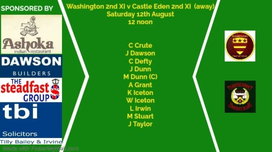 CECC_official's tweet photo. Weekend teams are here 🏏#ute @neplcricket @FellingCC @Washy_CC @SeahamPark https://t.co/BBI4jxKu8s