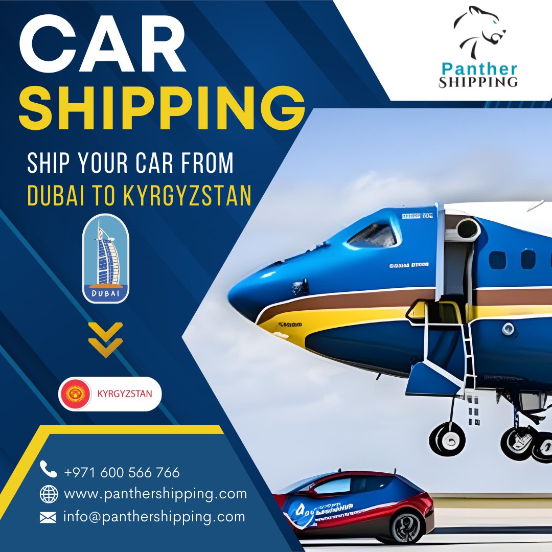 You can ship your car from Dubai to Kyrgyzstan with Panther Shipping's Air Freight Services!

#PantherShipping #CarShipping #AirFreight #DubaiToKyrgyzstan #GlobalTransport #SeamlessService
