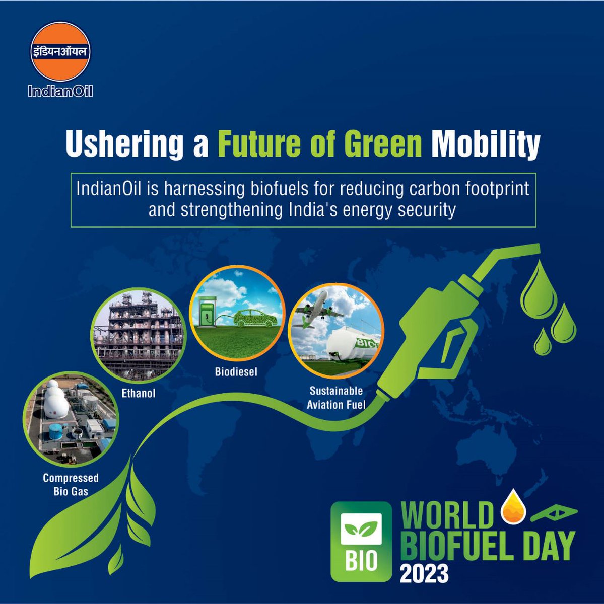Standing at the cusp of a green energy revolution, we are at the forefront of a journey that redefines our future. #Biofuels are not merely an alternative source of fuel for our Nation but an opportunity to foster a cleaner and sustainable tomorrow.

As part of our commitment to