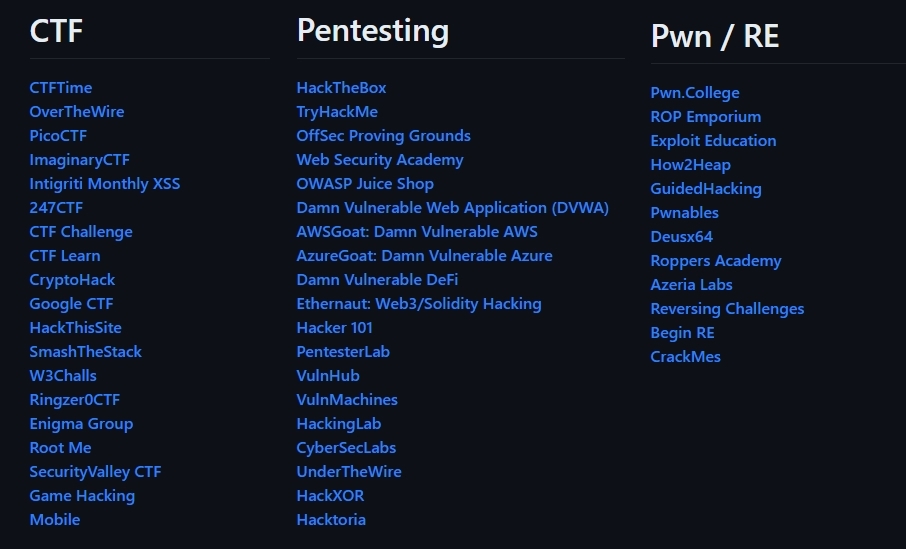 hack_git's tweet image. Hacking Resources

#CTF chall write-ups, files, scripts etc to go with my video walkthroughs. A challenge that takes 10 hours to solve, takes 10 minutes to explain :)

github.com/Crypto-Cat/CTF

#cybersecurity #infosec #pentesting