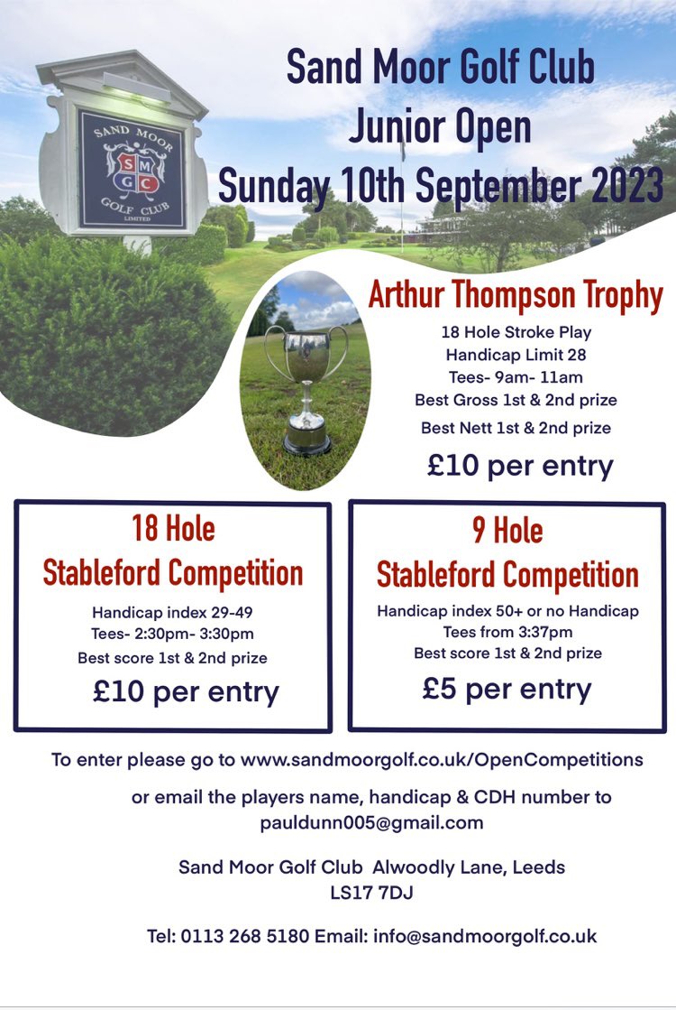<a href="/progressjnrgolf/">progressjnrgolf</a> <a href="/SandMoorGC/">Sand Moor Golf Club</a>  Junior Open 10th September