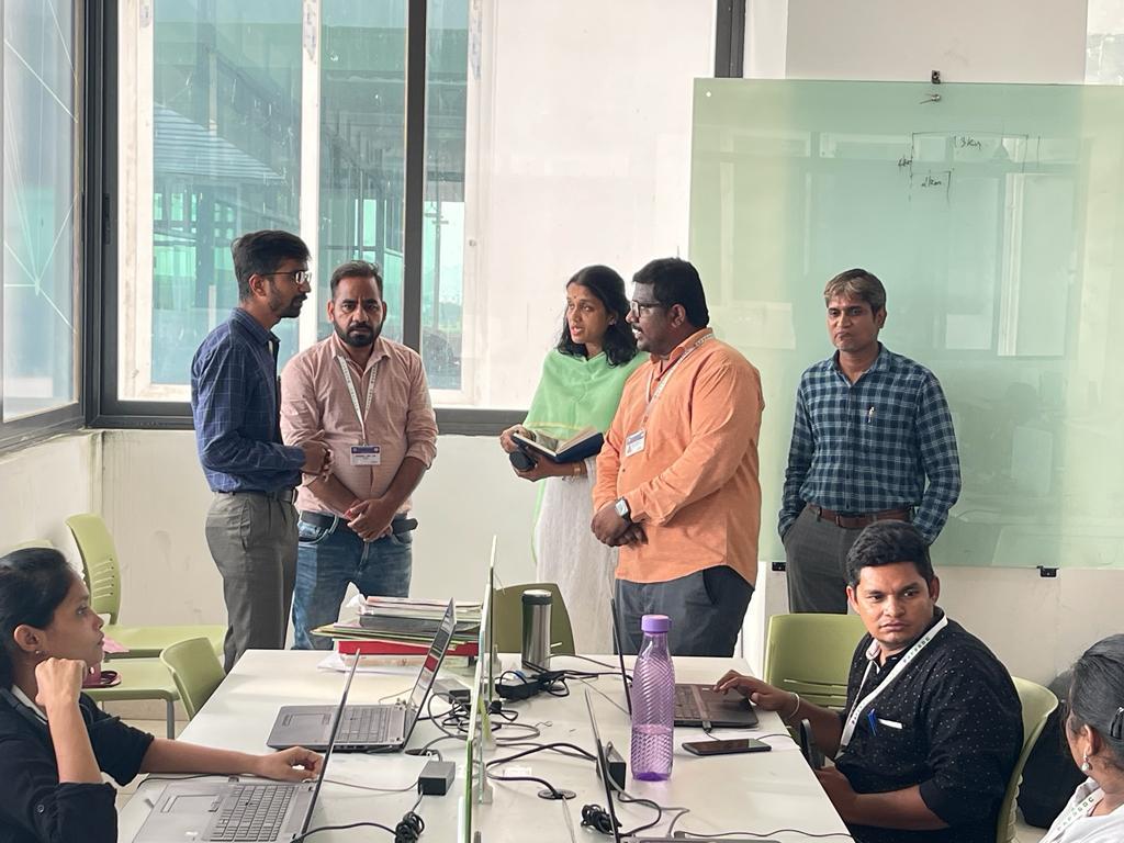 AP_Skill's tweet photo. Dr #VinodKumarV IAS MD&amp;CEO @AP_Skill has visited German Language Training Center and Interacted with the Nursing Candidates &amp; Trainers @KLUniversity @CollectorGuntr https://t.co/e7TAOIoeGI