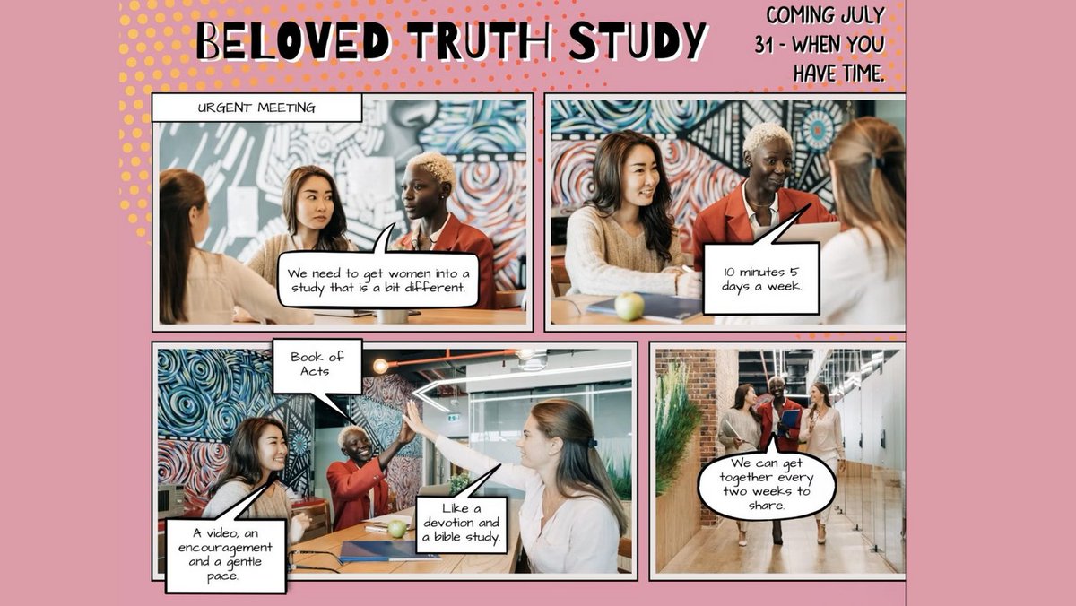 BelovedTruth3's tweet photo. Join us for our 1st ever 5 day/wk devotional study. Do you want to be in God's Word, but too busy to study hrs every week? Not sure how to get started? Only a few minutes each day going slowly, a few verses at a time. Then meet biweekly to discuss. Join - https://t.co/kQRLAEzfCa https://t.co/uEknt8dREa
